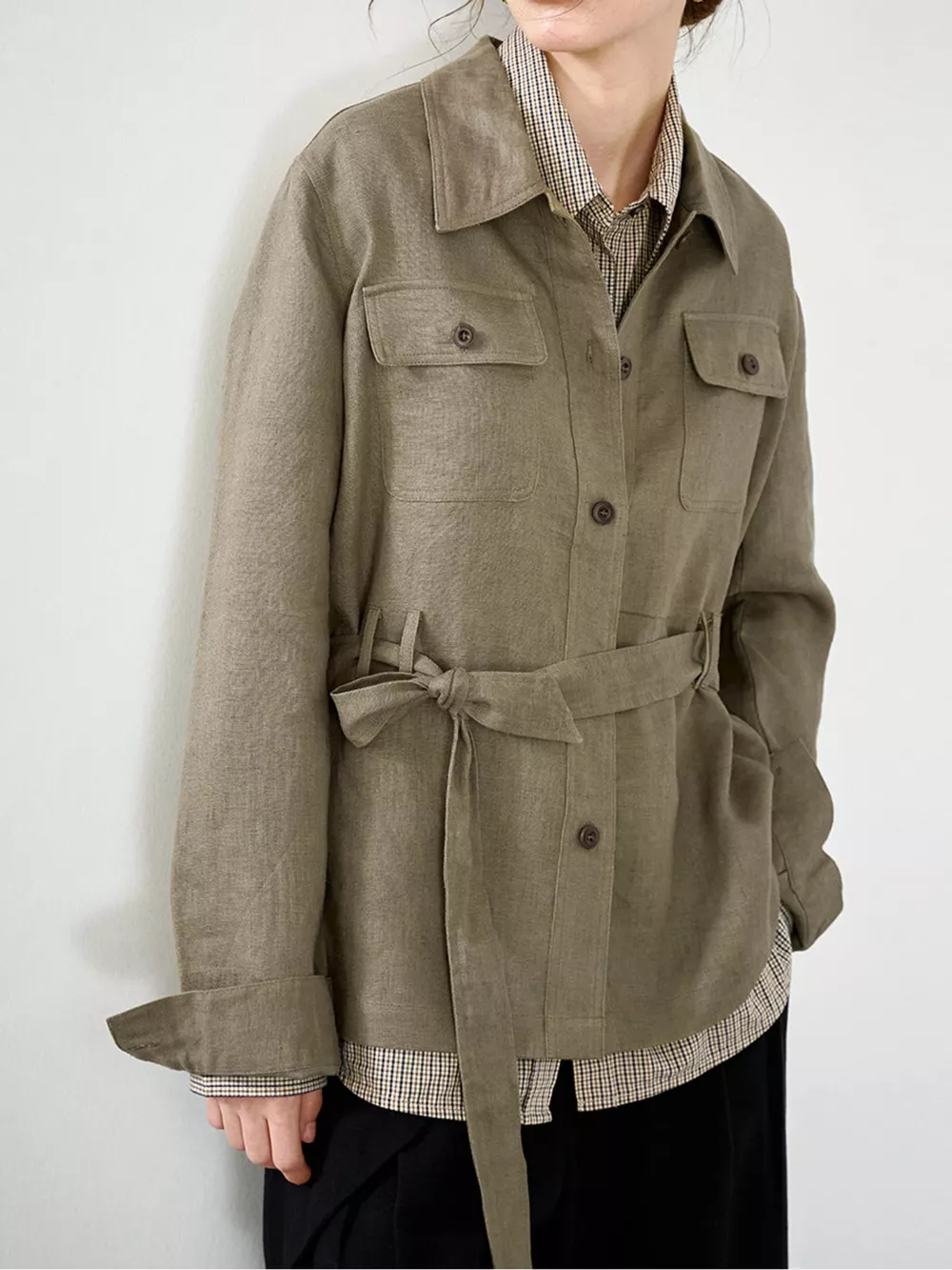 Button Up Long Sleeve Shacket, image 20