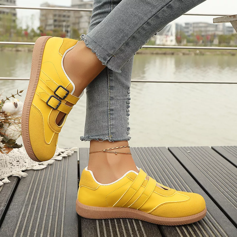 Buckle Strap Casual Sneakers, image 8