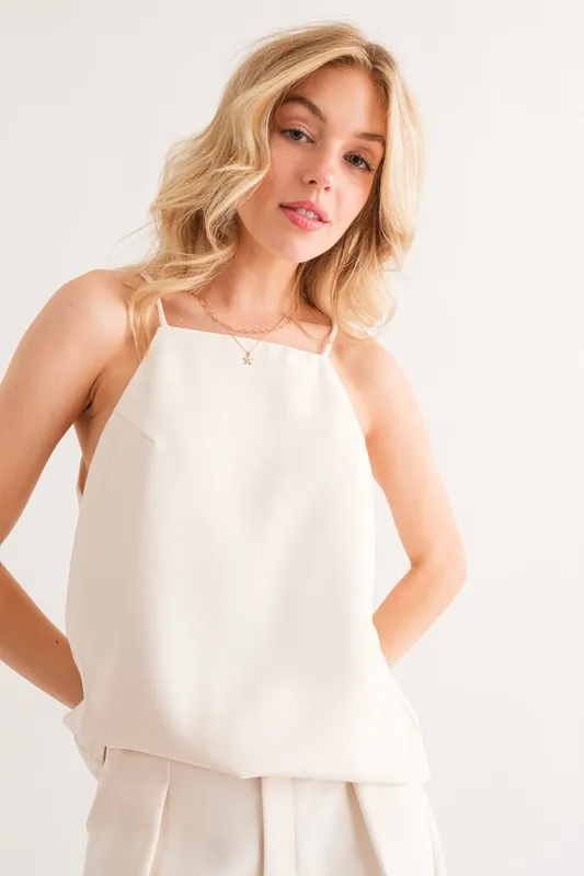 Sleeveless Basic Cami Top