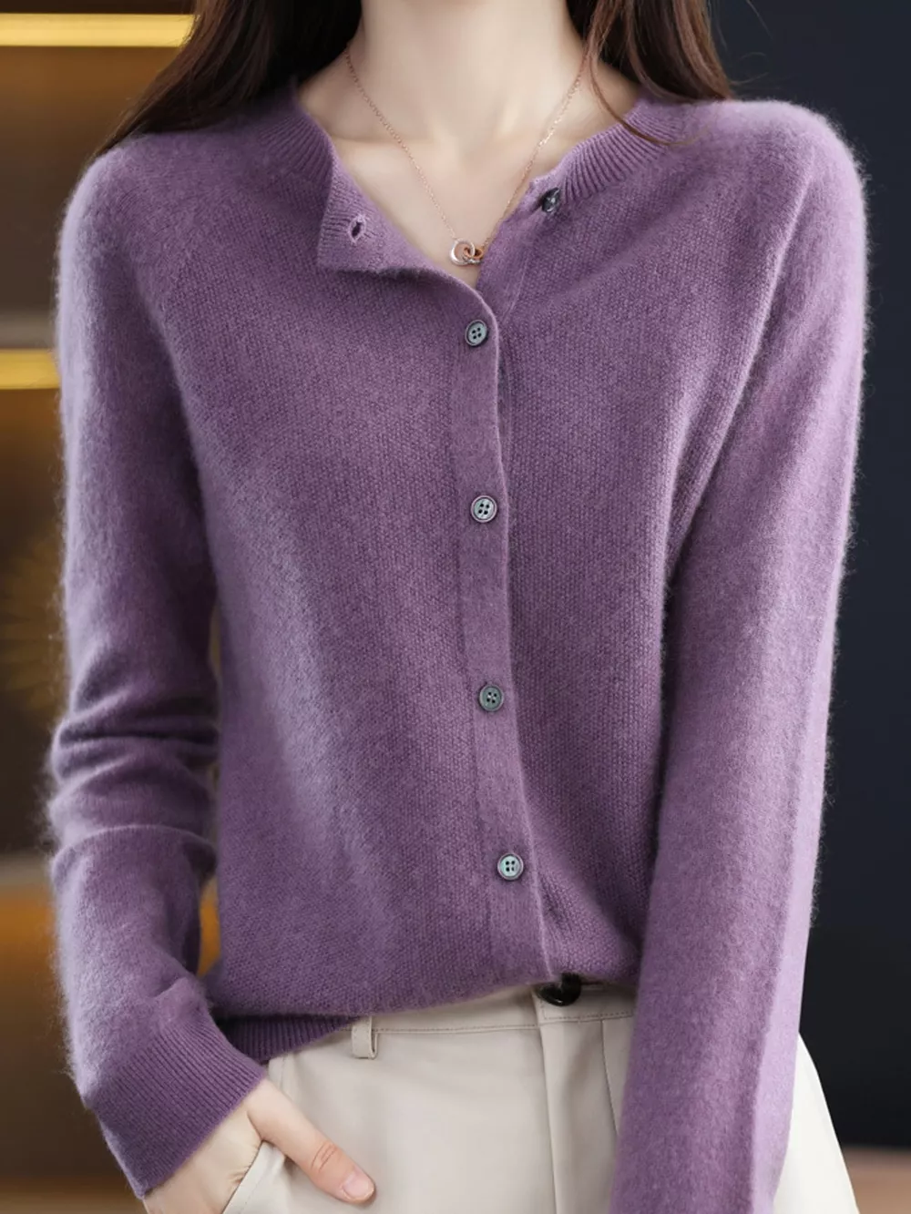 Button-Down Long Sleeve Cardigan, image 20