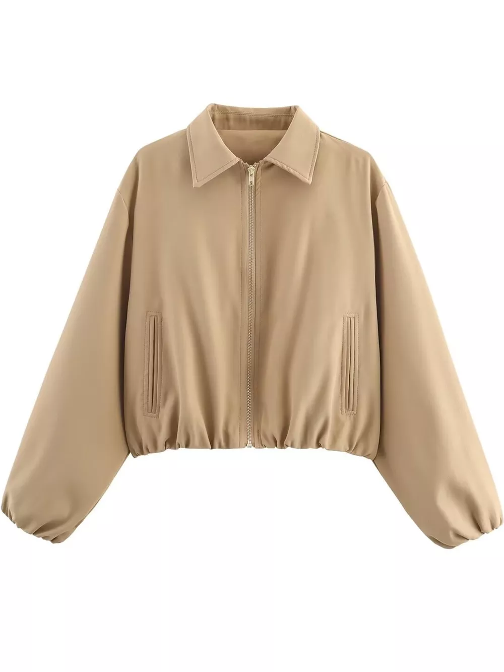 Cropped Zip-Up Jacket, image 11