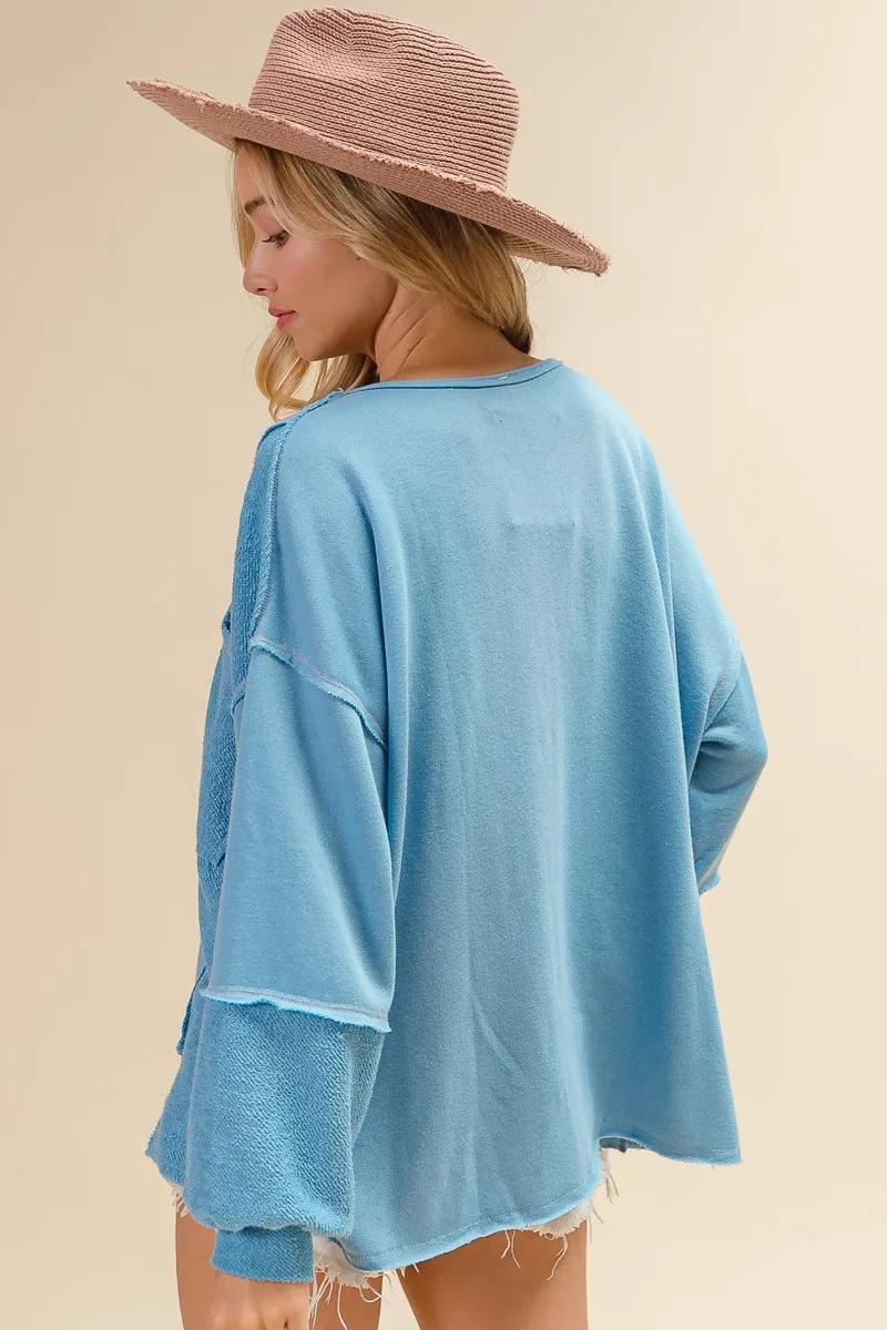 Oversized Pocket Front Sweatshirt, image 8