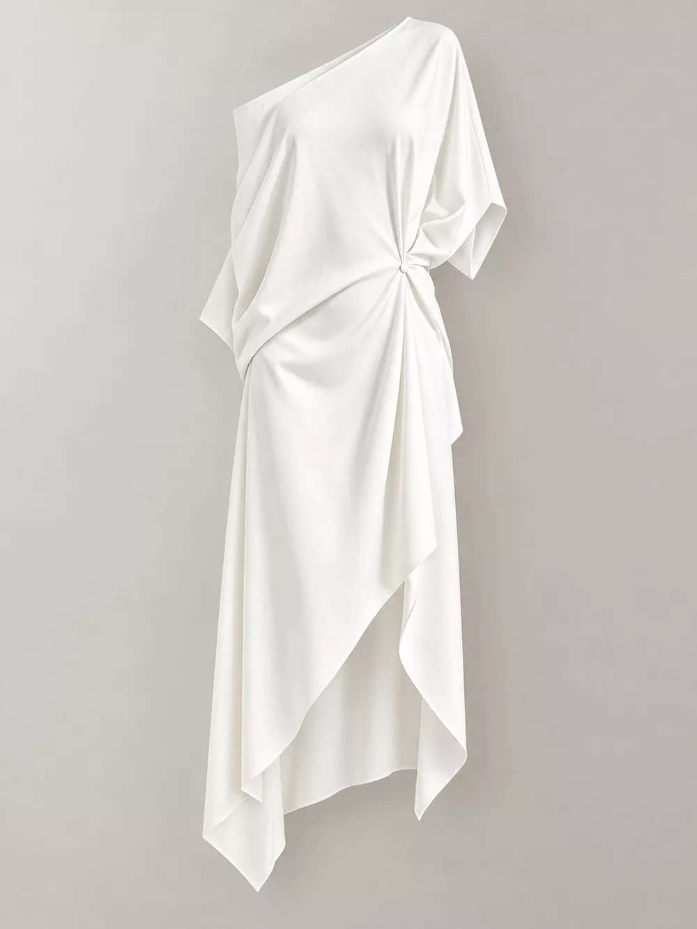 Full Size One-Shoulder Asymmetric Hem Midi Dress Plus Size, image 25