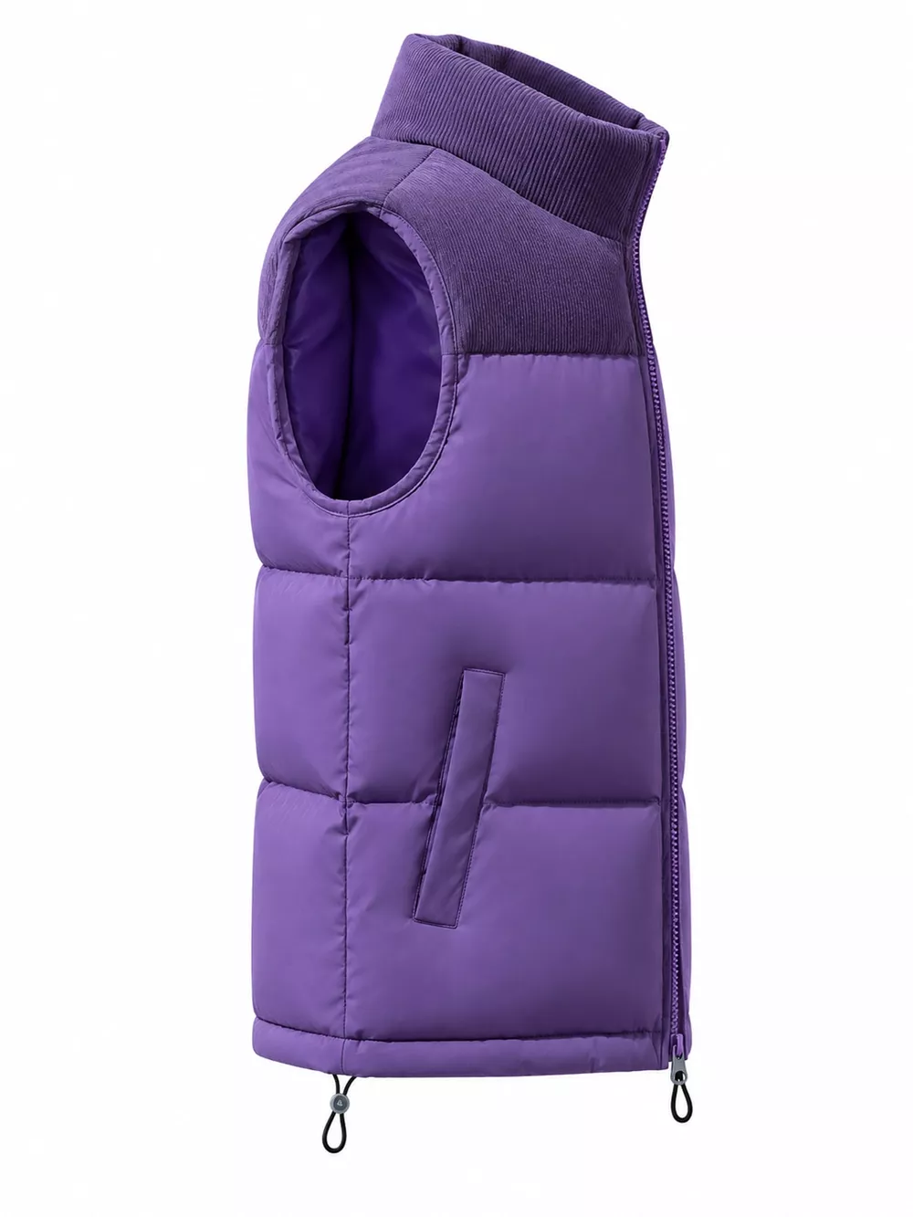 Men's Full Size Corduroy Patchwork Puffer Vest Plus Size, image 13