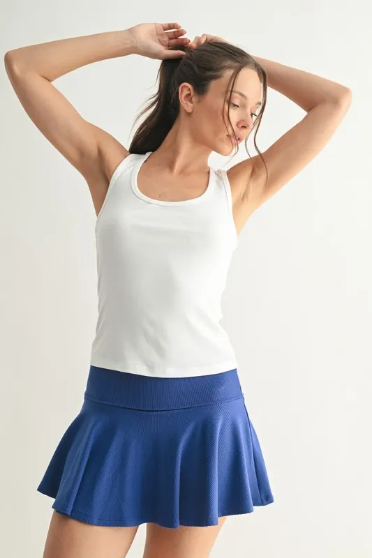 Slim Fit Scoop Neck Tank