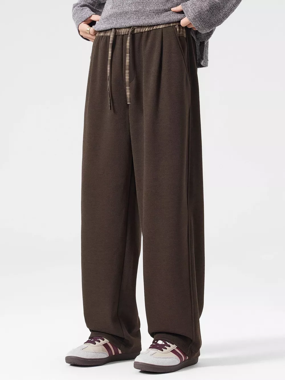 Men's Plus Size Loose Fit Drawstring Casual Pants, image 4