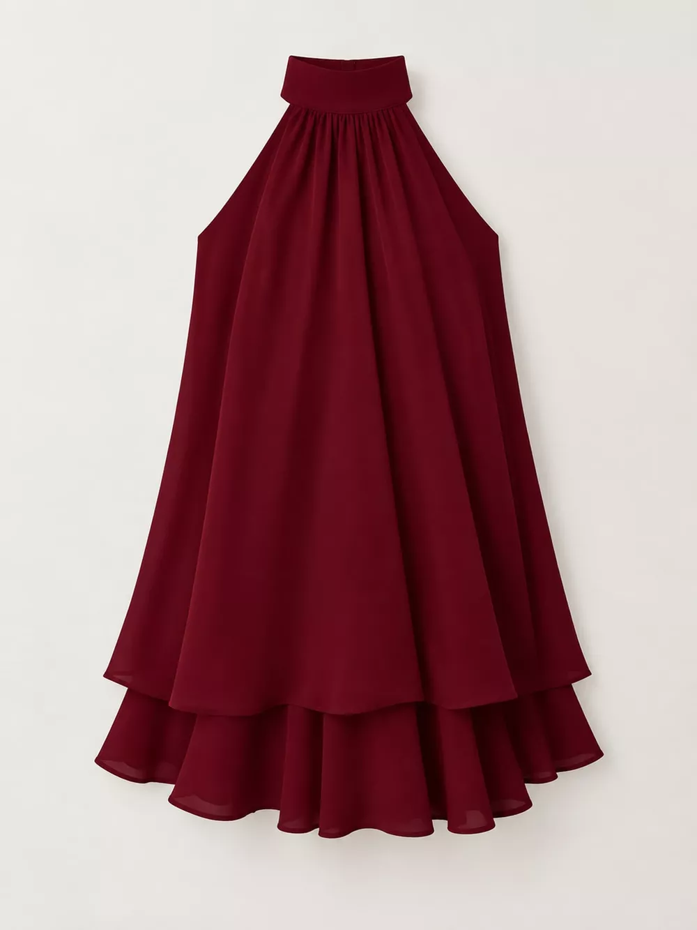 Halter Neck Ruched Mini Dress, image 61