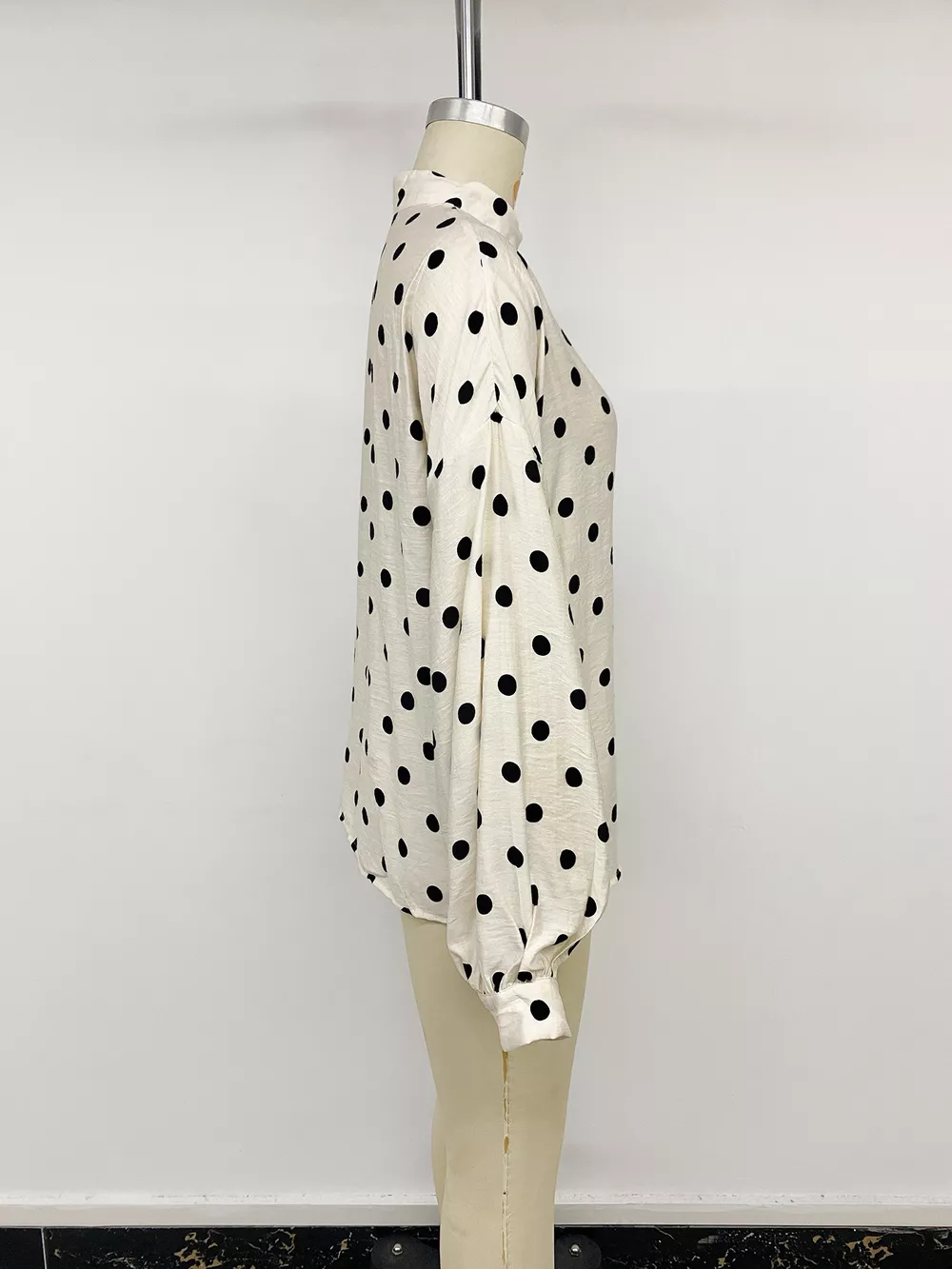 Polka Dot Button-Up Shirt, image 7