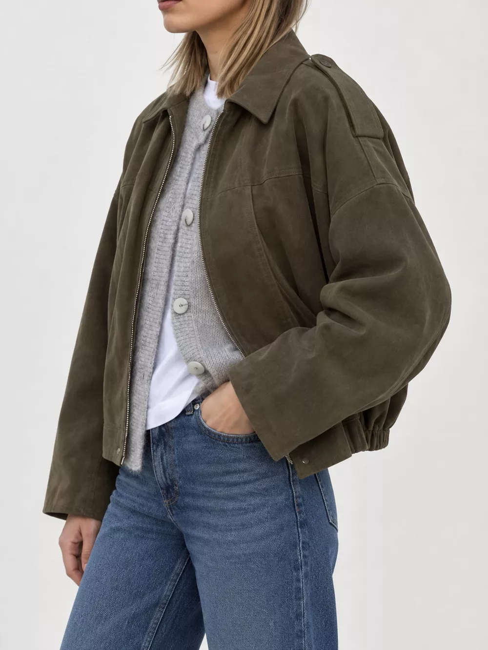 Zip Up Cropped Jacket, image 22