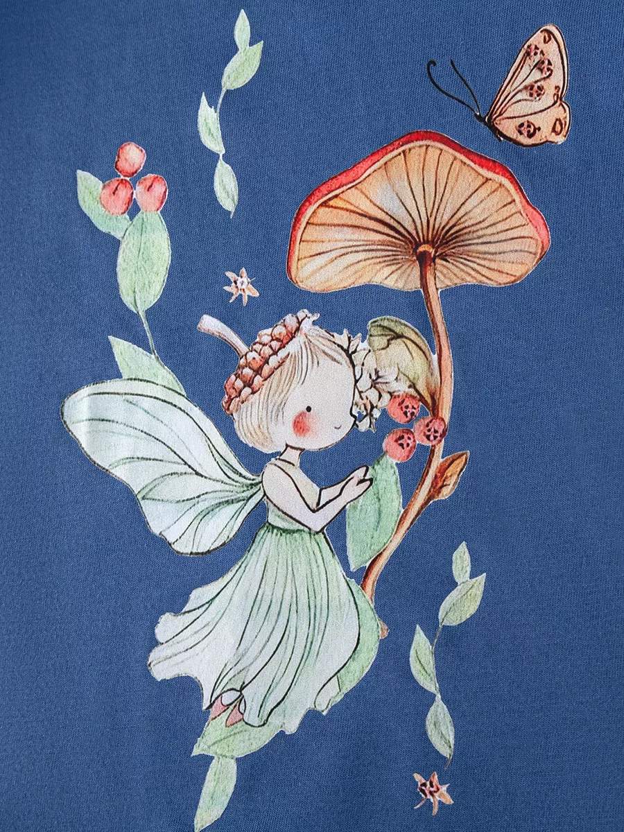 Children's Striped Fairy Casual Dress, image 5