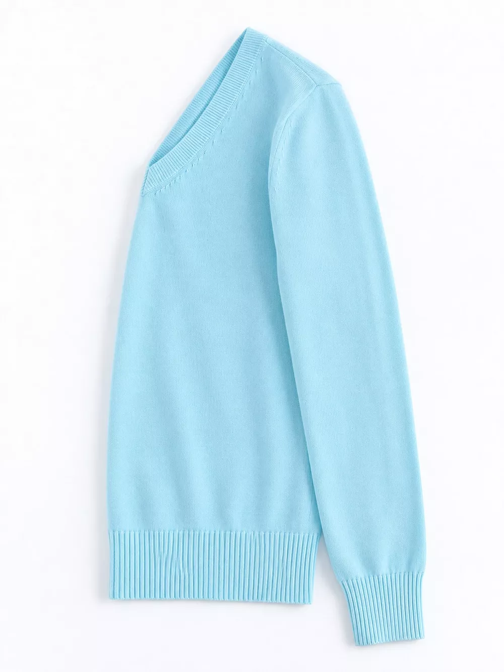 Full Size V-Neck Long Sleeve Sweater Plus Size, image 22
