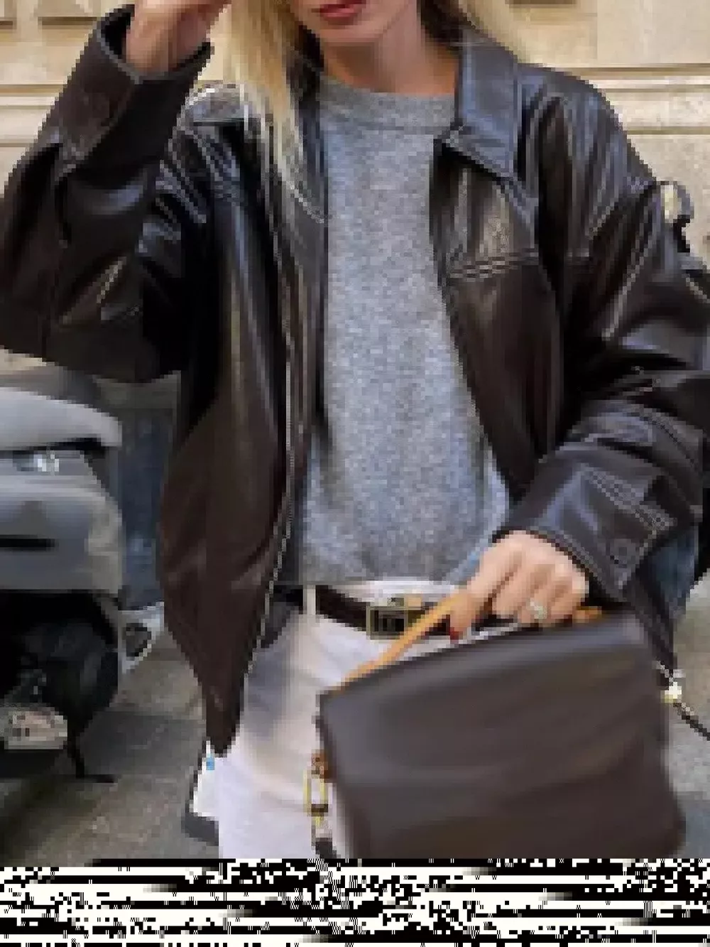 Zip Up Dropped Shoulder Jacket, image 6
