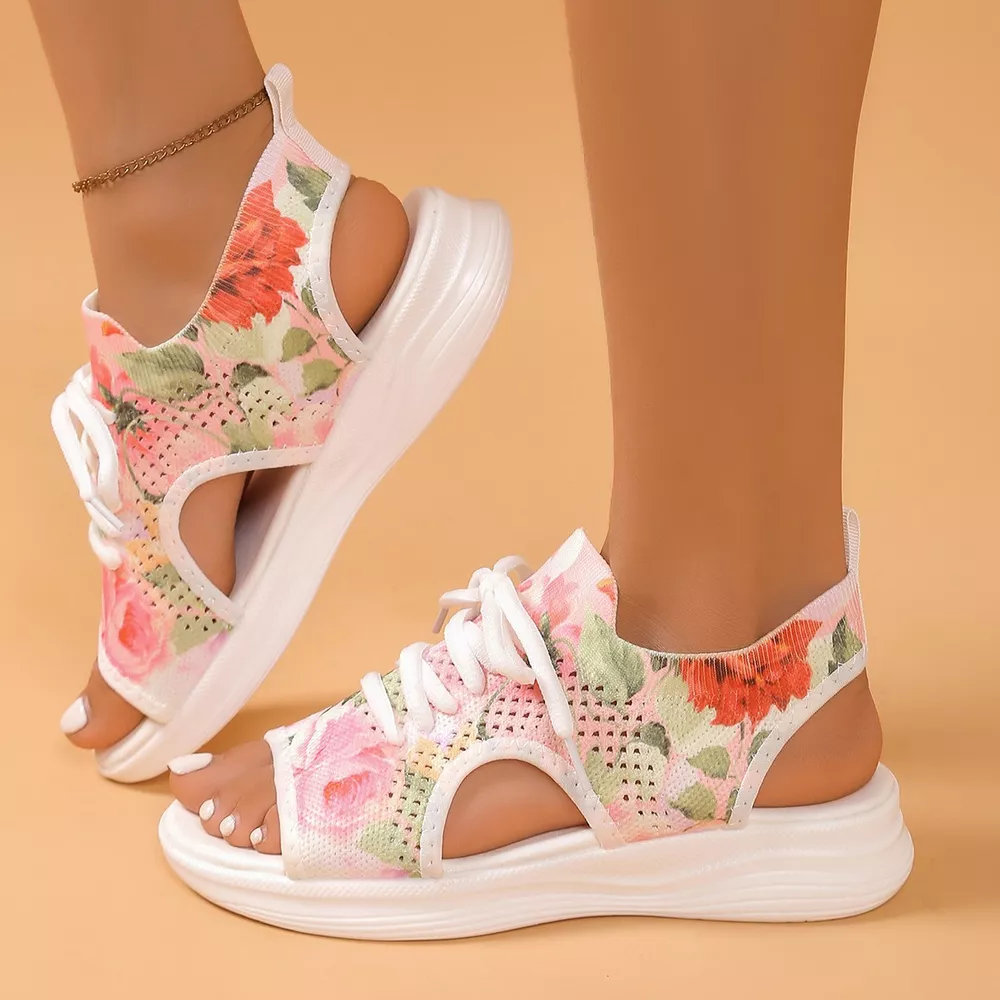 Tie-Dye Breathable Mesh Sandals, image 10