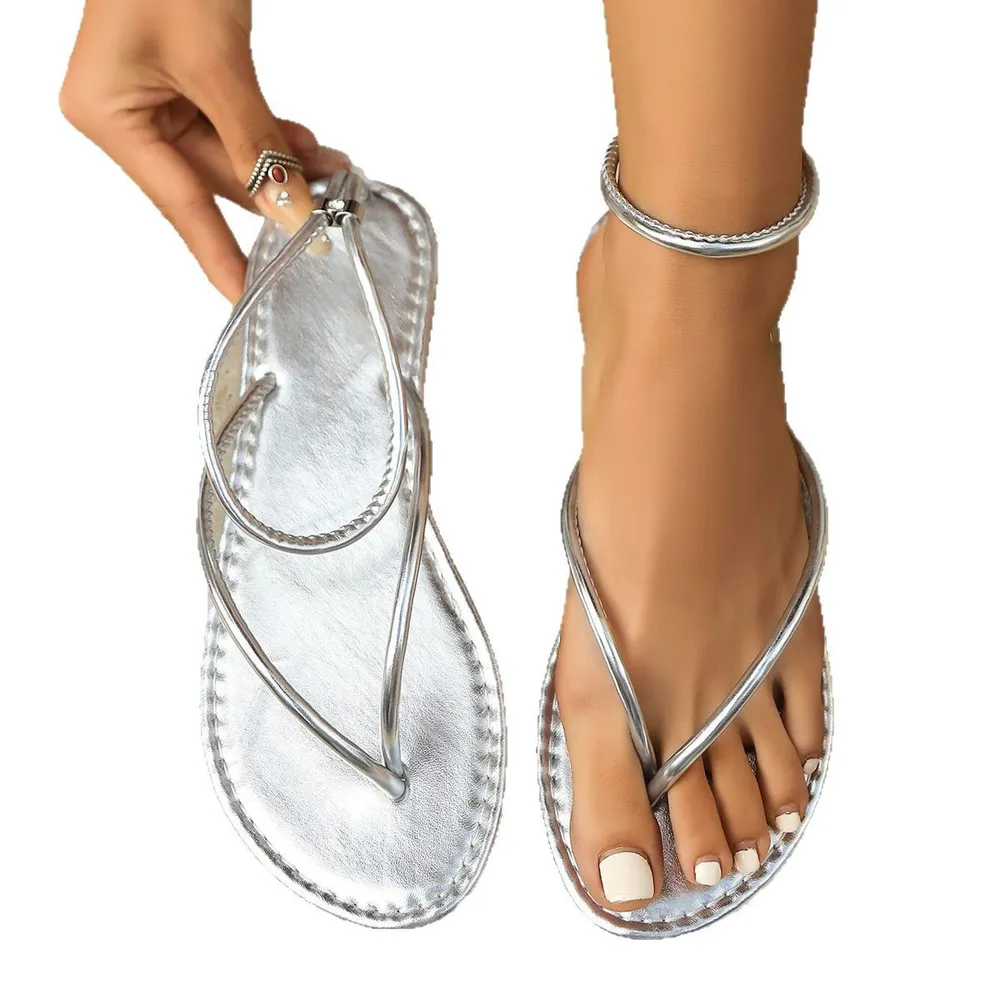 Toe Post Flats Sandals, image 6