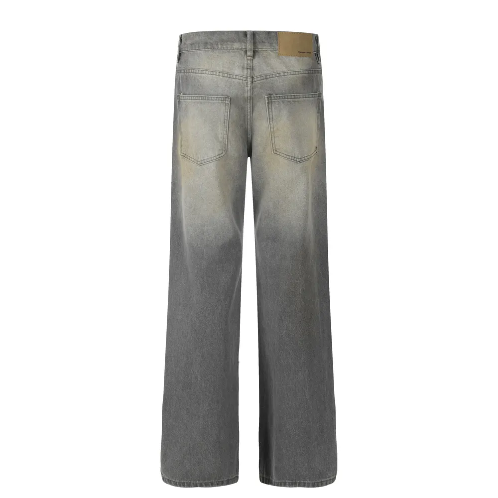 Men's Wide Leg Pocketed Jeans, image 3