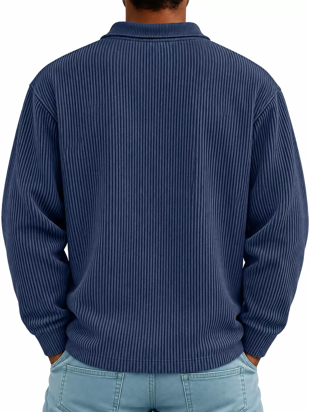 Men's Full Size Quarter-Zip Long Sleeve Sweatshirt Plus Size, image 28