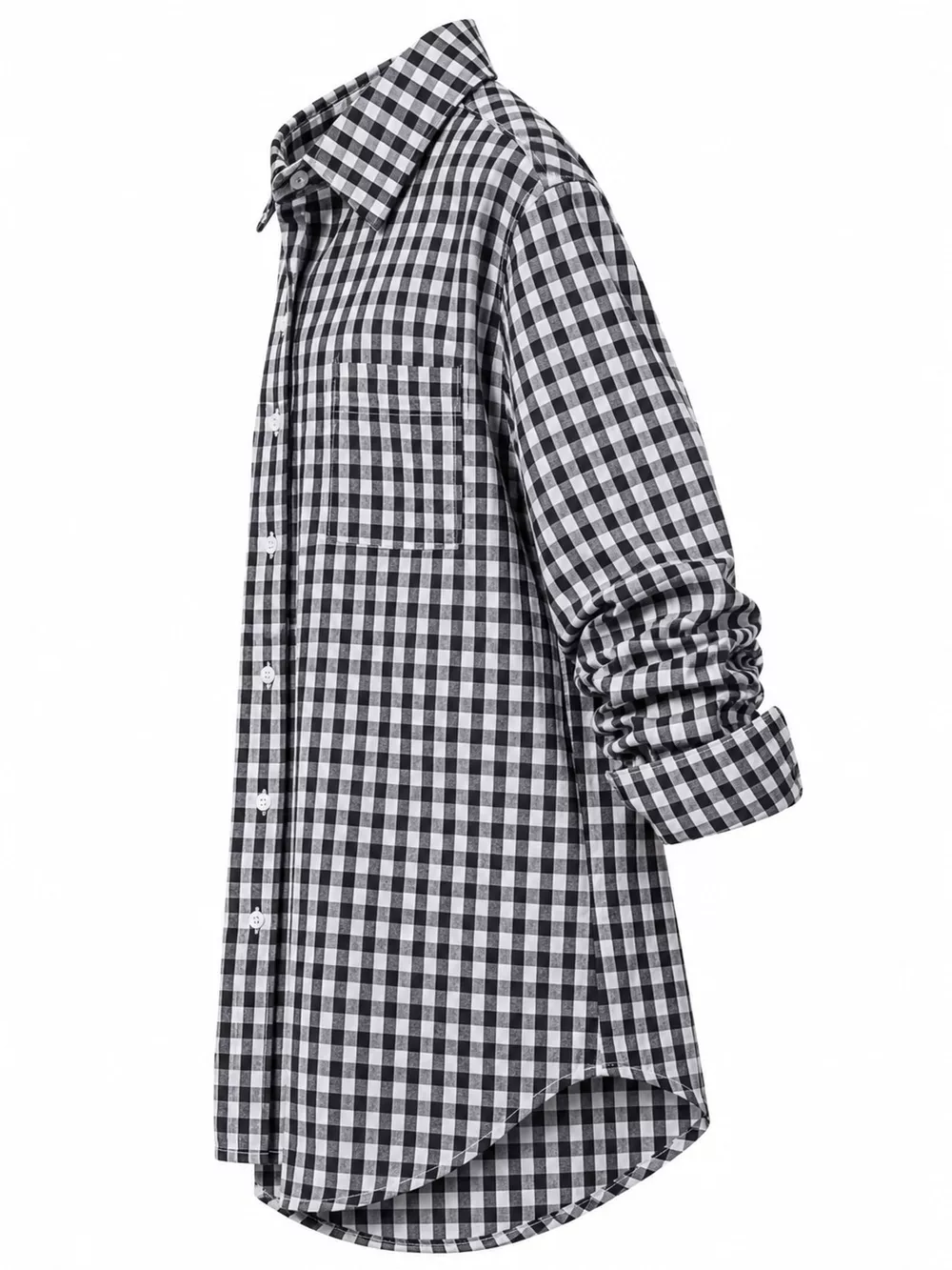 Plus Size Plaid Button-Down Long Sleeve Shirt, image 6