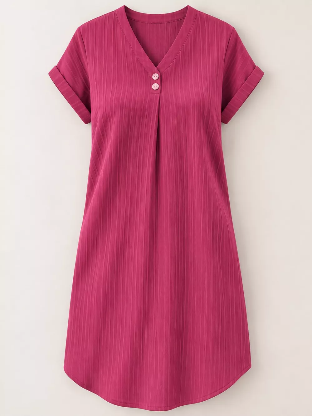 Full Size V-Neck Short Sleeve Midi Dress Plus Size, image 34