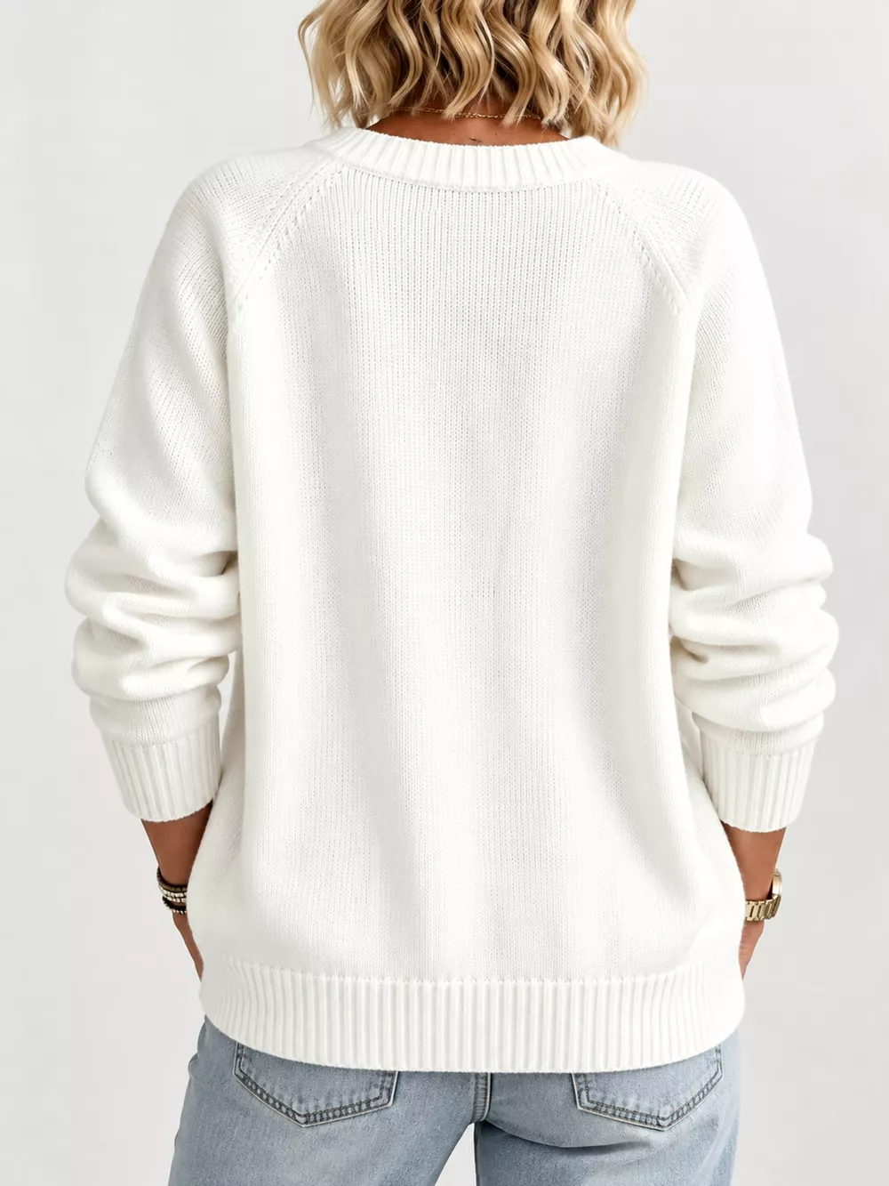 Full Size Button-Down Knit Cardigan Plus Size, image 16