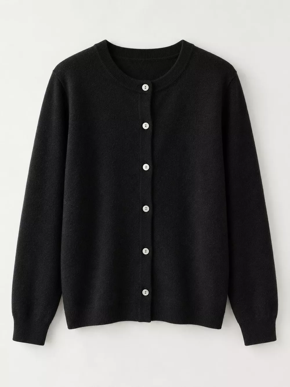 Crew Neck Button-Down Cardigan, image 13