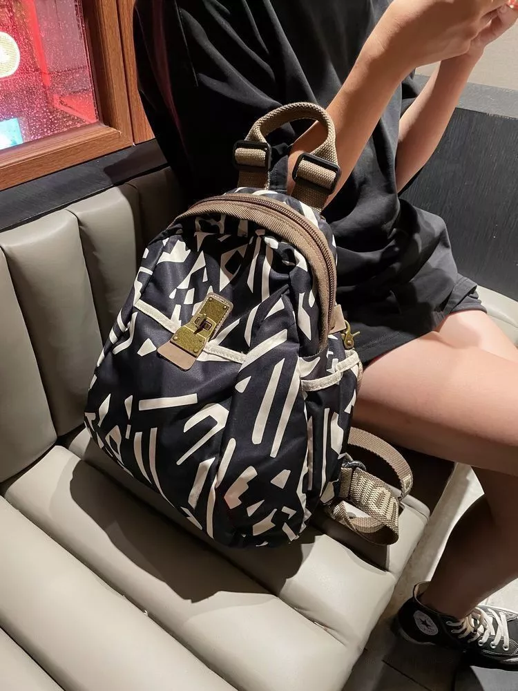 Printed Lightweight Backpack Bag, image 2