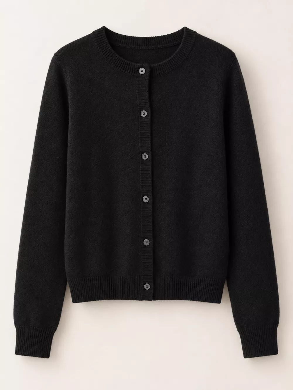 Crew Neck Button-Down Knit Cardigan, image 13