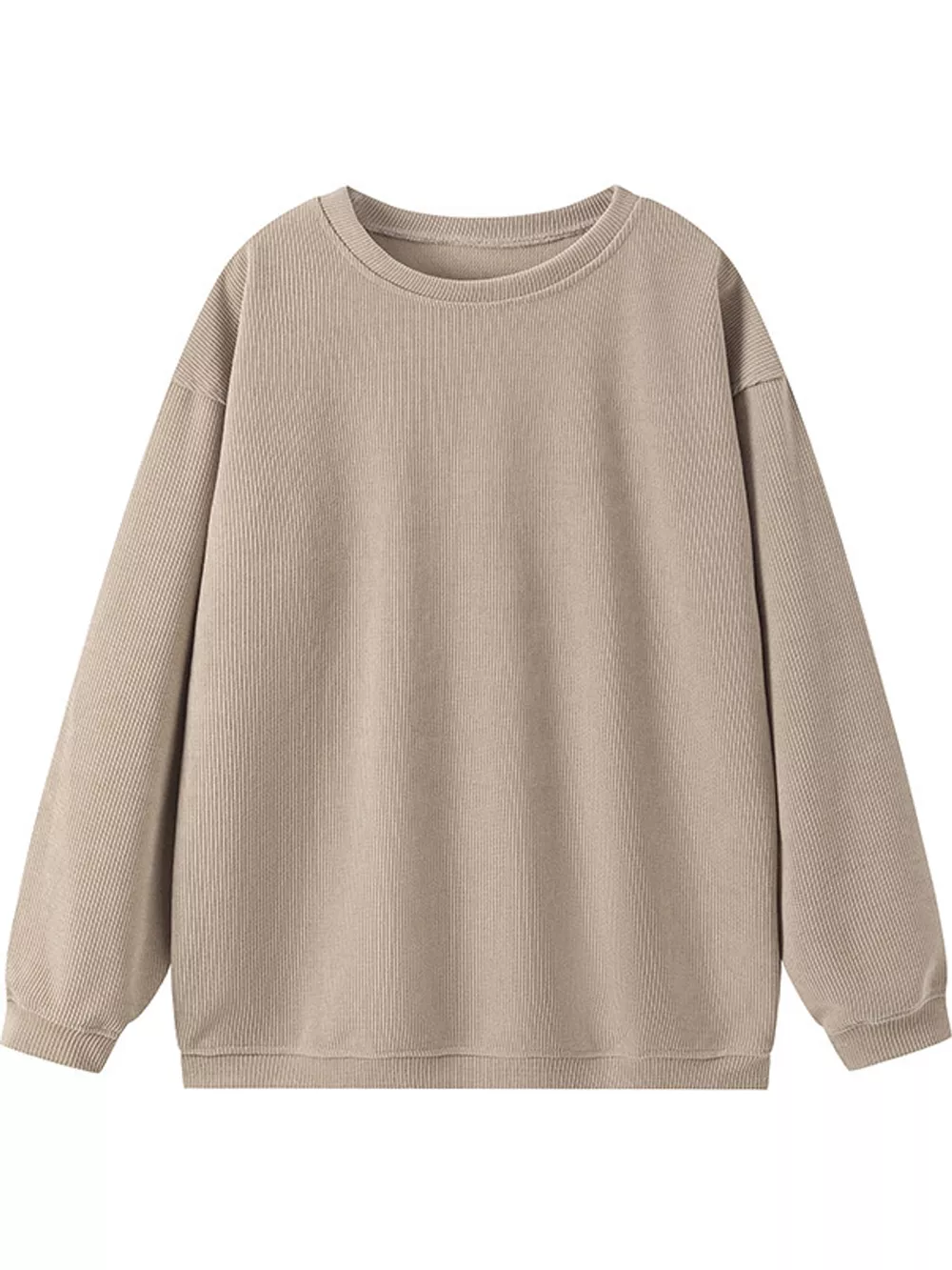 Casual Crew Neck  Dropped Shoulder Sweatshirt, image 4