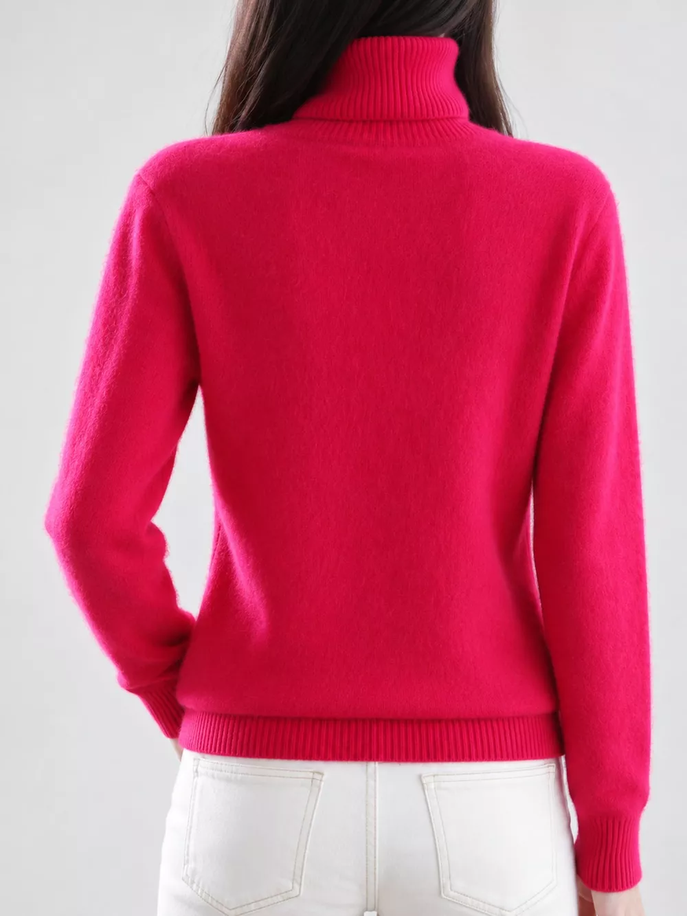 Full Size Turtleneck Long Sleeve Sweater Plus Size, image 43