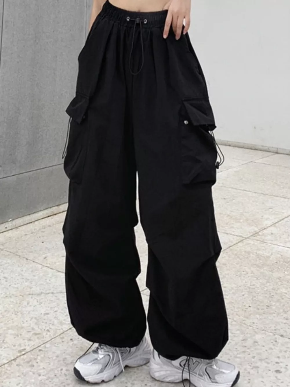 Full Size Drawstring Cargo Pants Plus Size, image 10