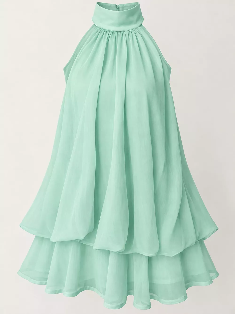 Halter Neck Ruched Mini Dress, image 67