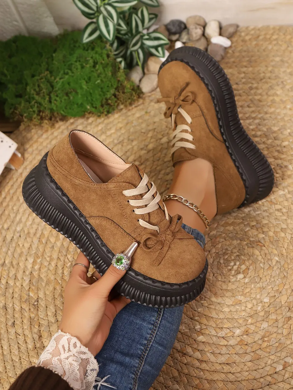 Lace Up Platform Loafers, image 6