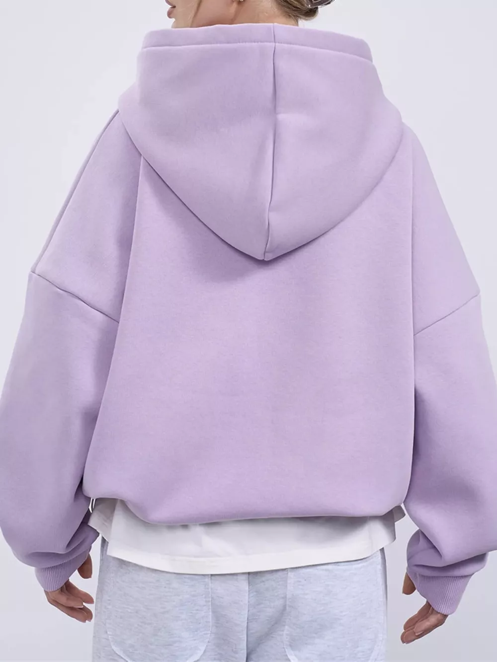 Kangaroo Pocket Dropped Shoulder Hoodie, image 26