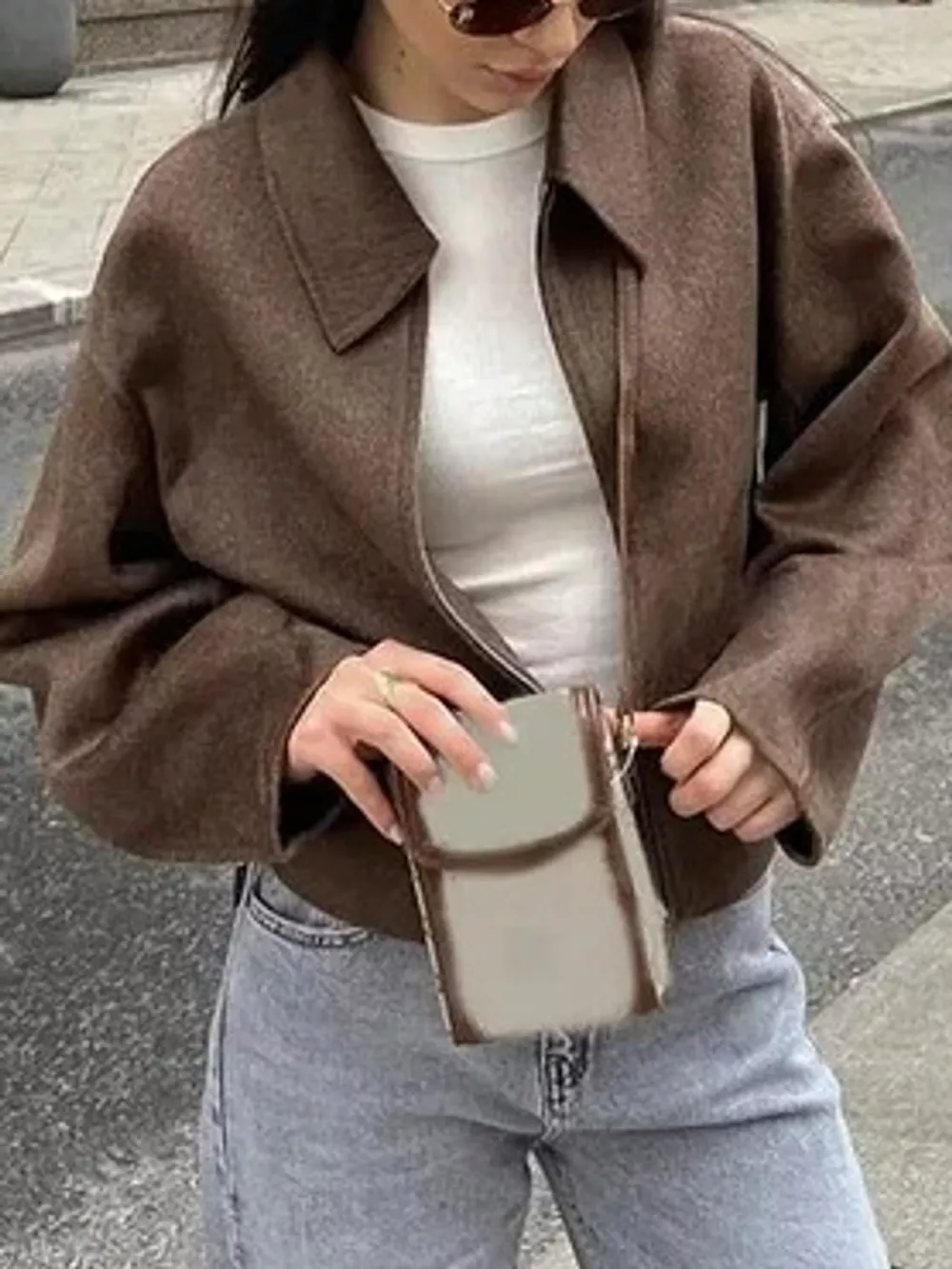 Zip Up Cropped Jacket, image 4