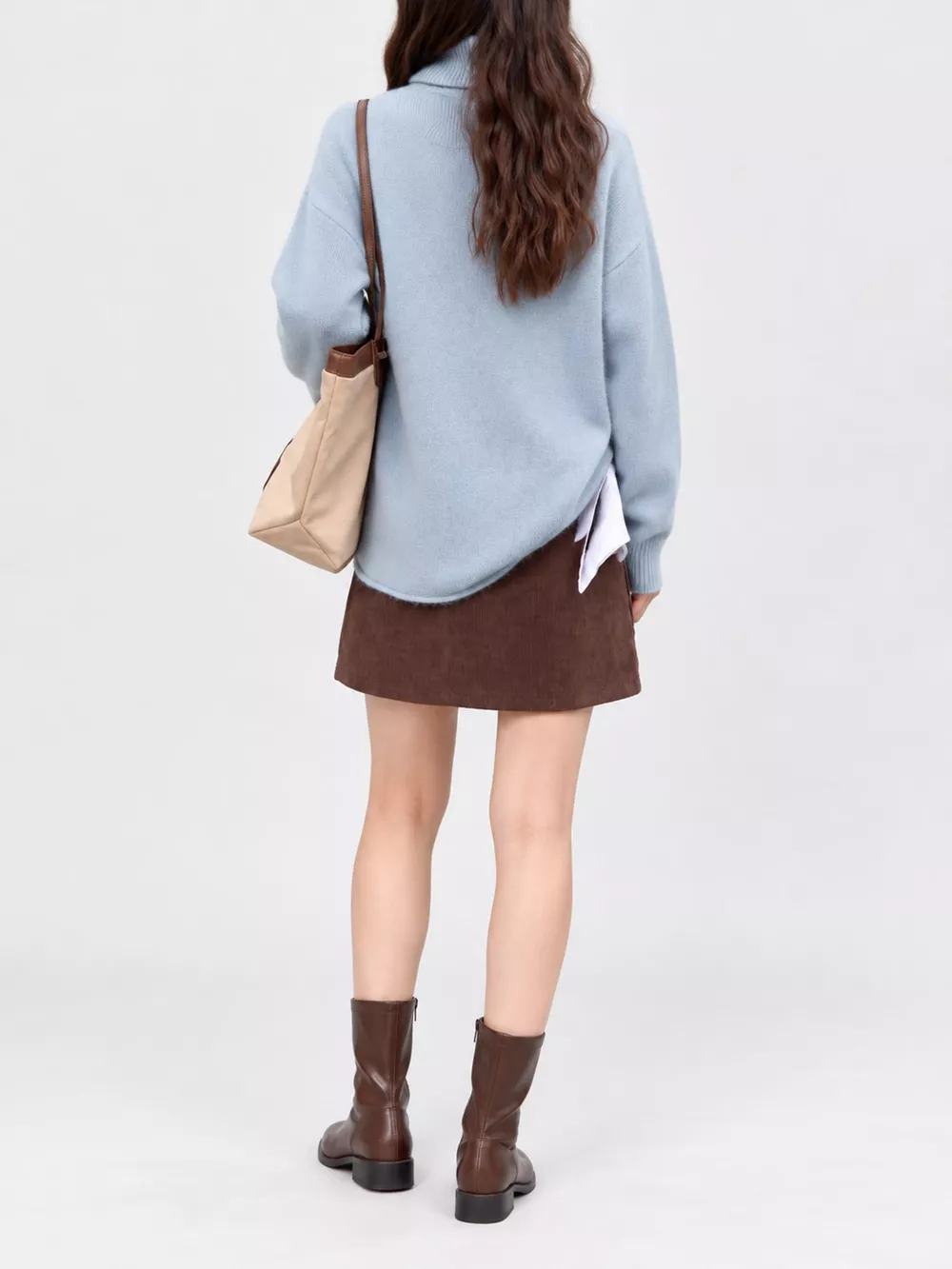 Turtleneck Dropped Shoulder Sweater, image 11