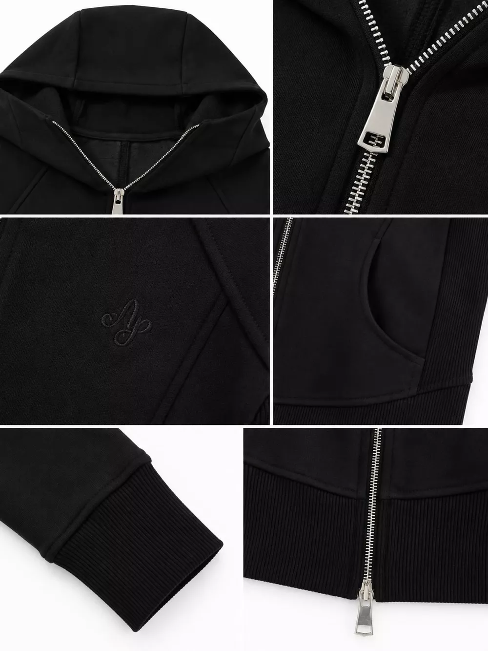 Slim-Fit Full-Zip Hoodie, image 10
