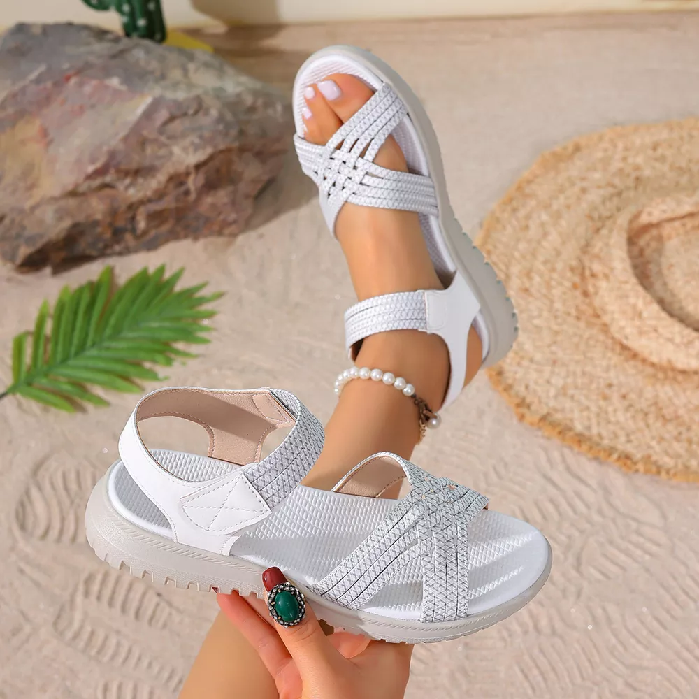 Open Toe Woven Sandals, image 10