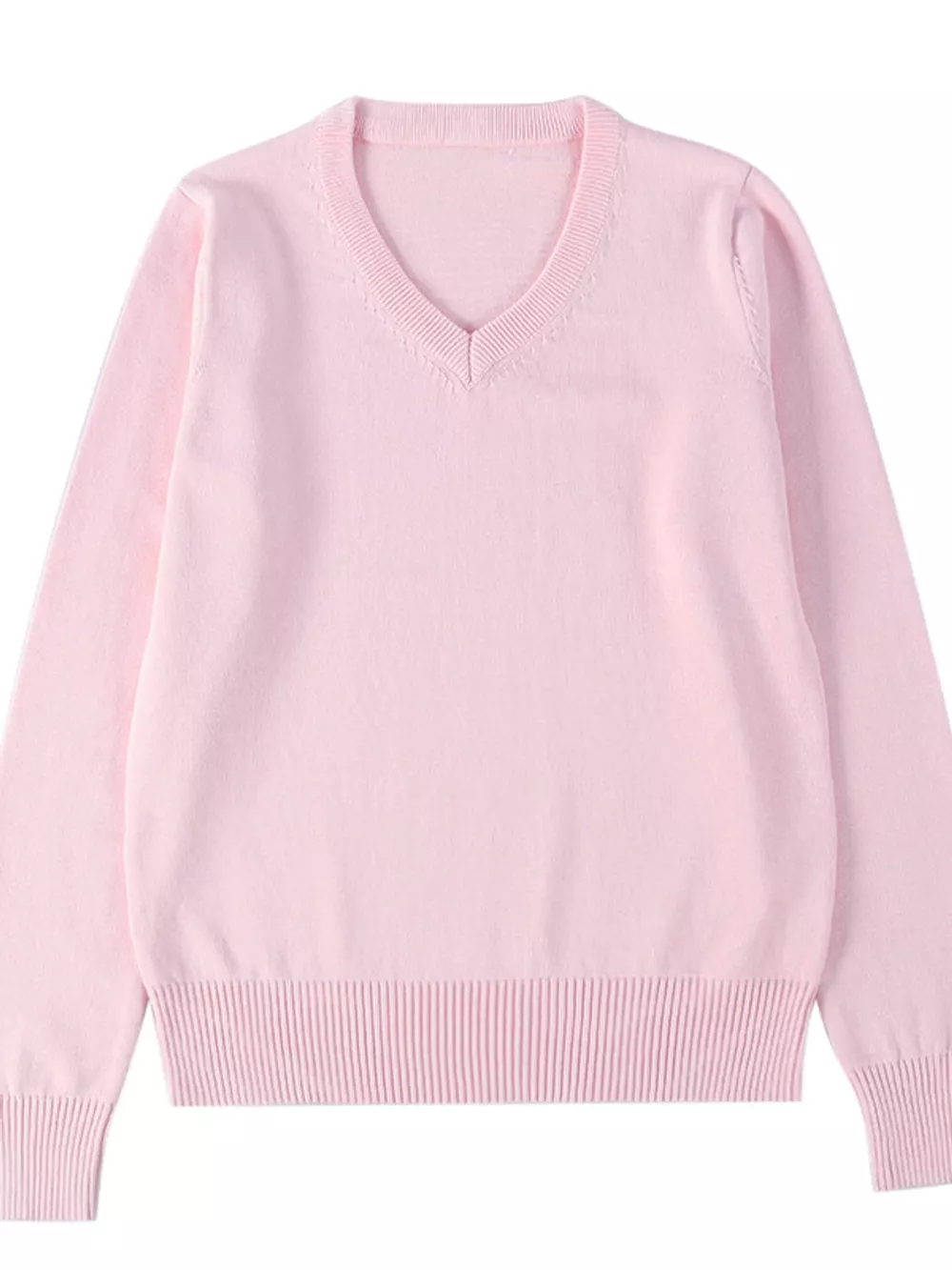 Full Size V-Neck Long Sleeve Sweater Plus Size, image 24
