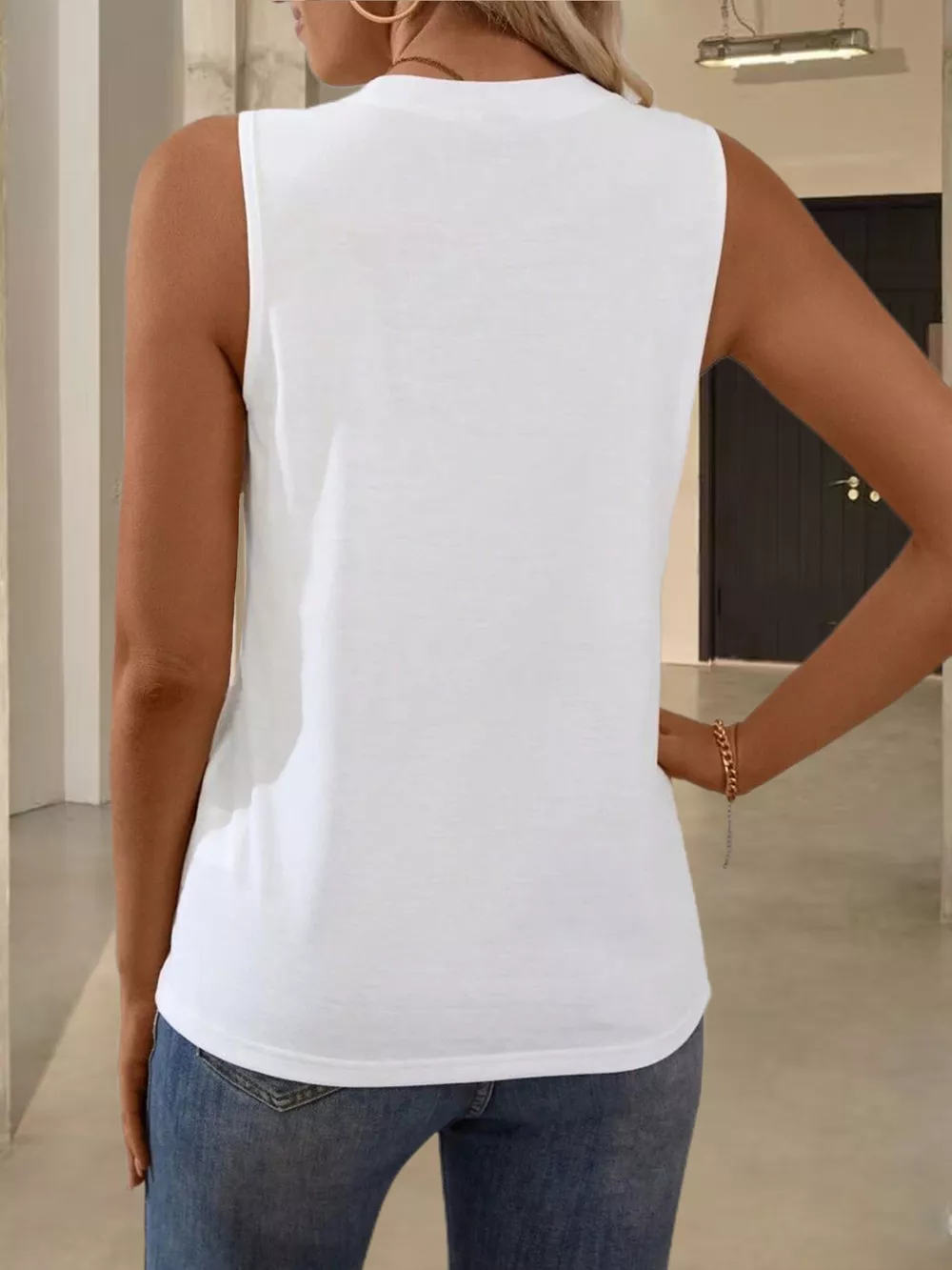 Round Neck Tank Top, image 6
