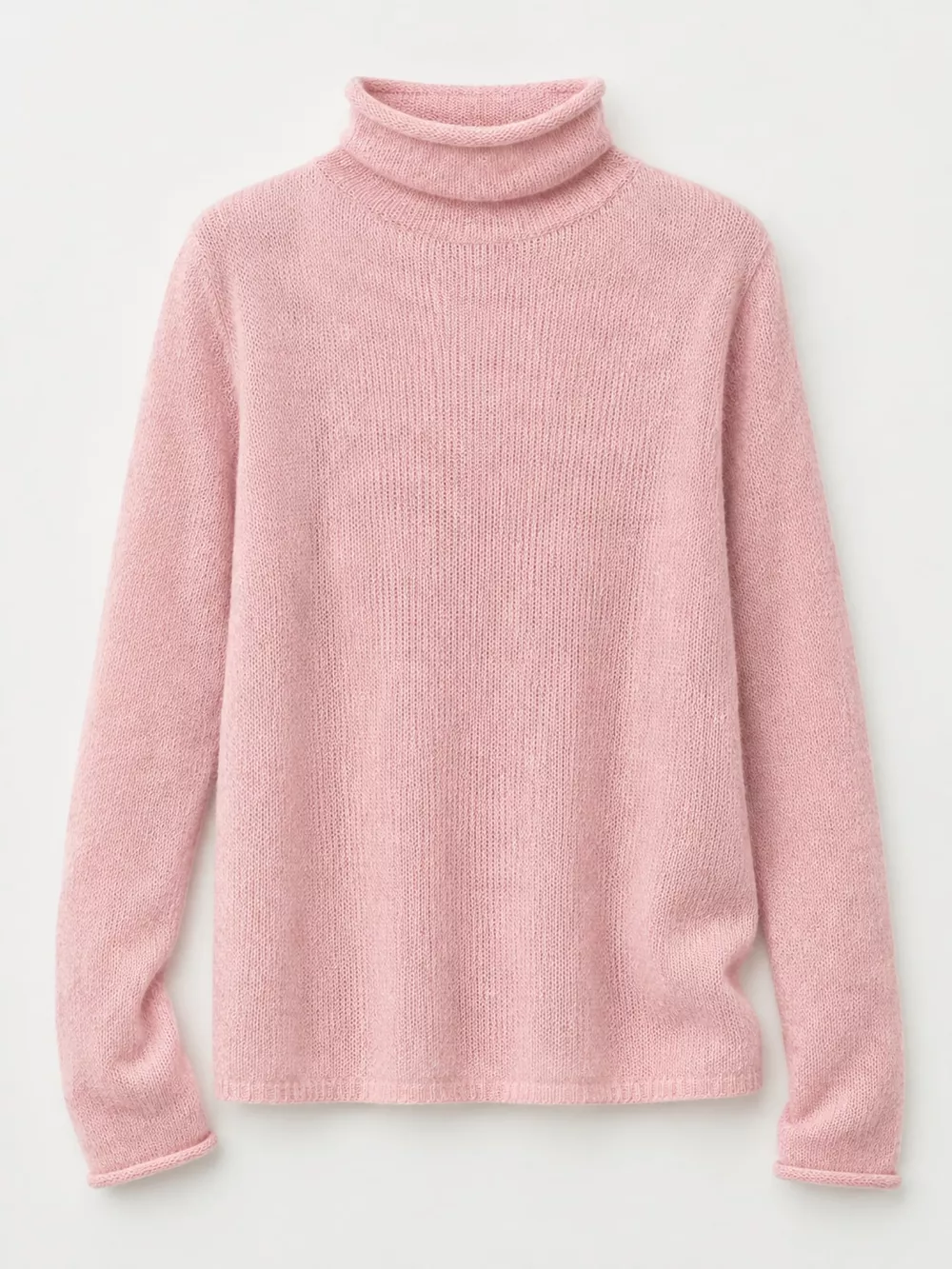 Sheer Turtleneck Knit Top, image 12