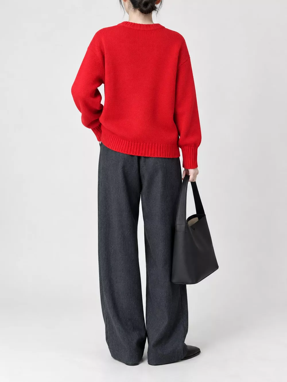 Round Neck Dropped Shoulder Sweater, image 26