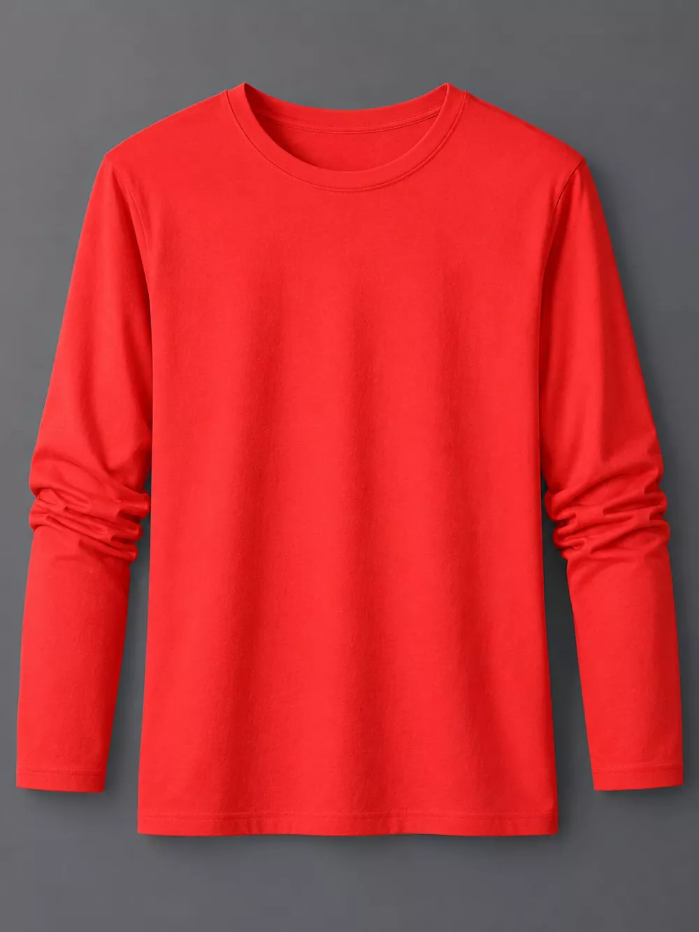 Men's Plus Size Round Neck Long Sleeve T-Shirt, image 31