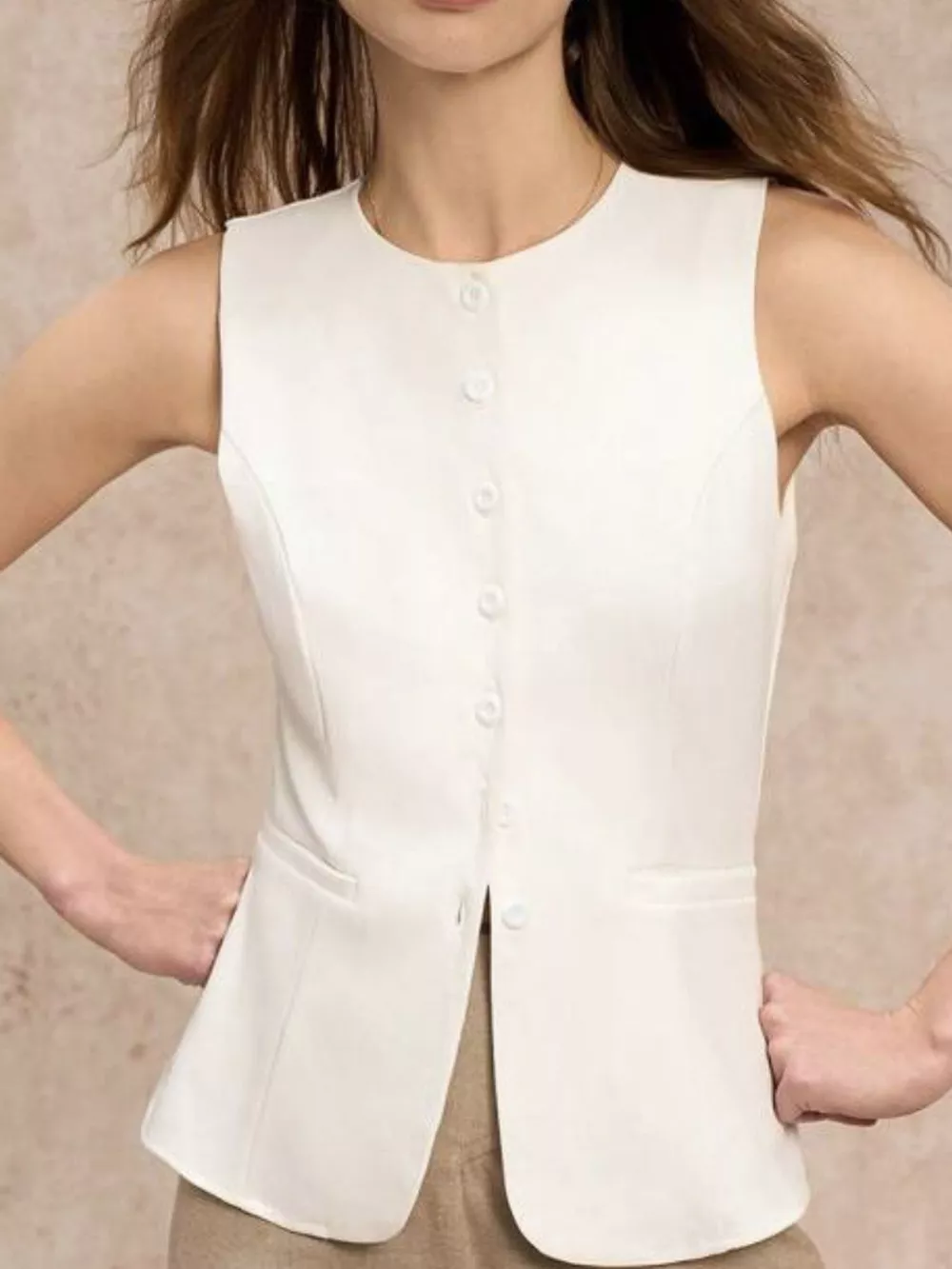 Button-Down Vest Coat, image 9