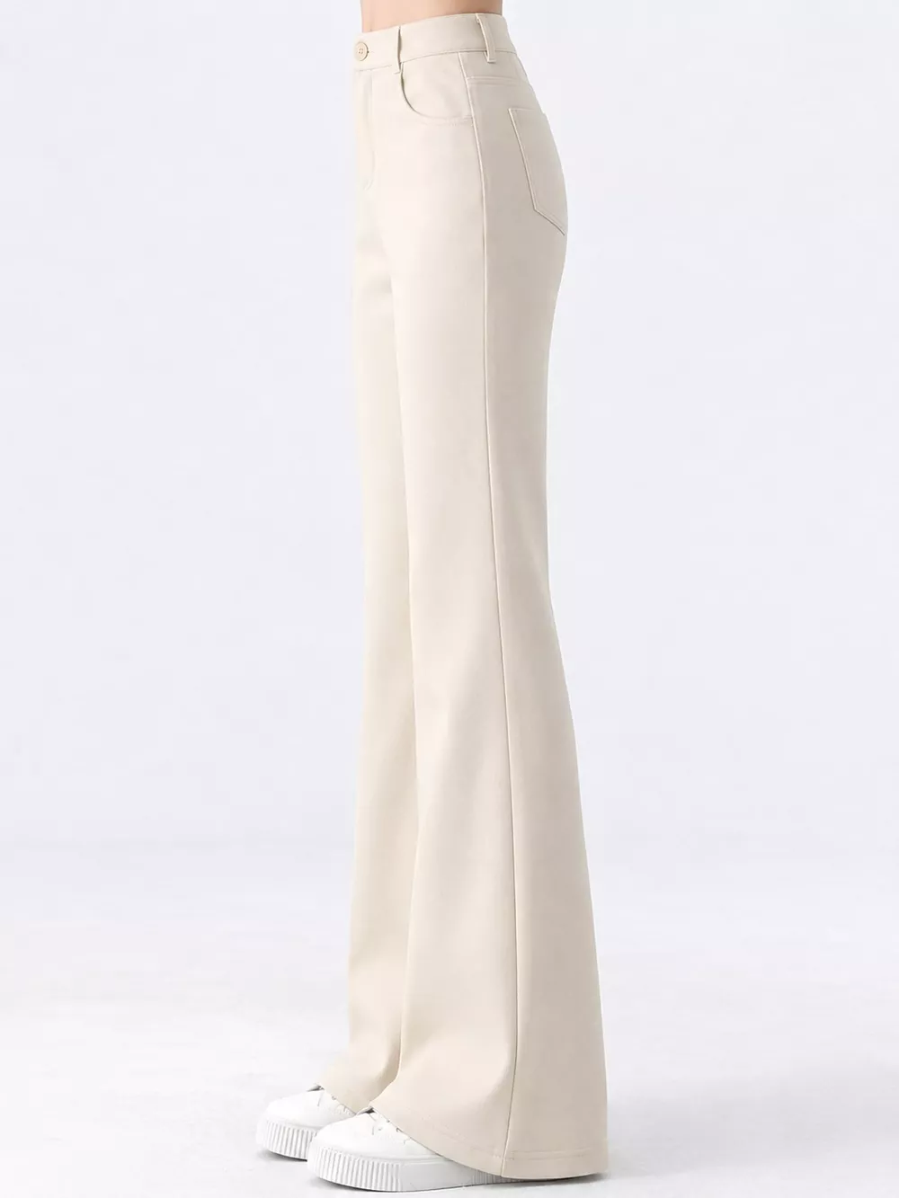 Full Size High-Waisted Slim-Fit Straight-Leg Pants Plus Size, image 28