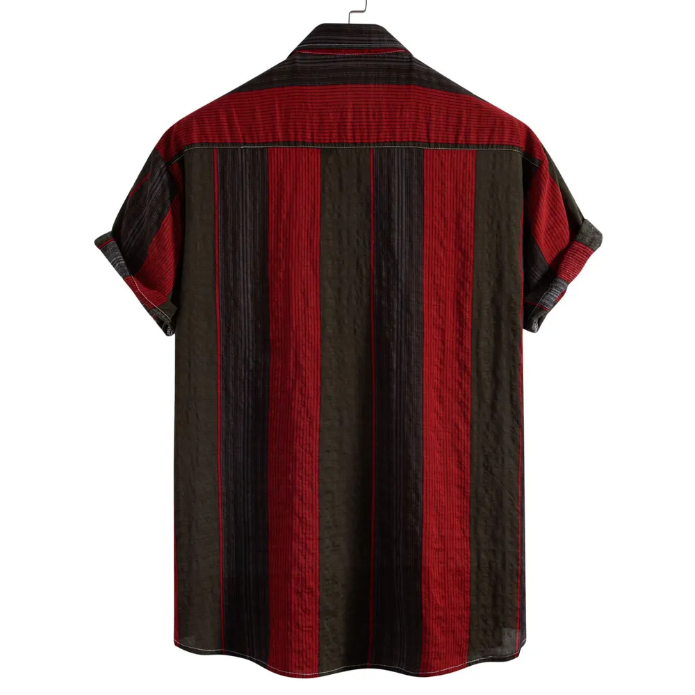 Men's Plus Size Button Up Short Sleeve Shirt, image 2