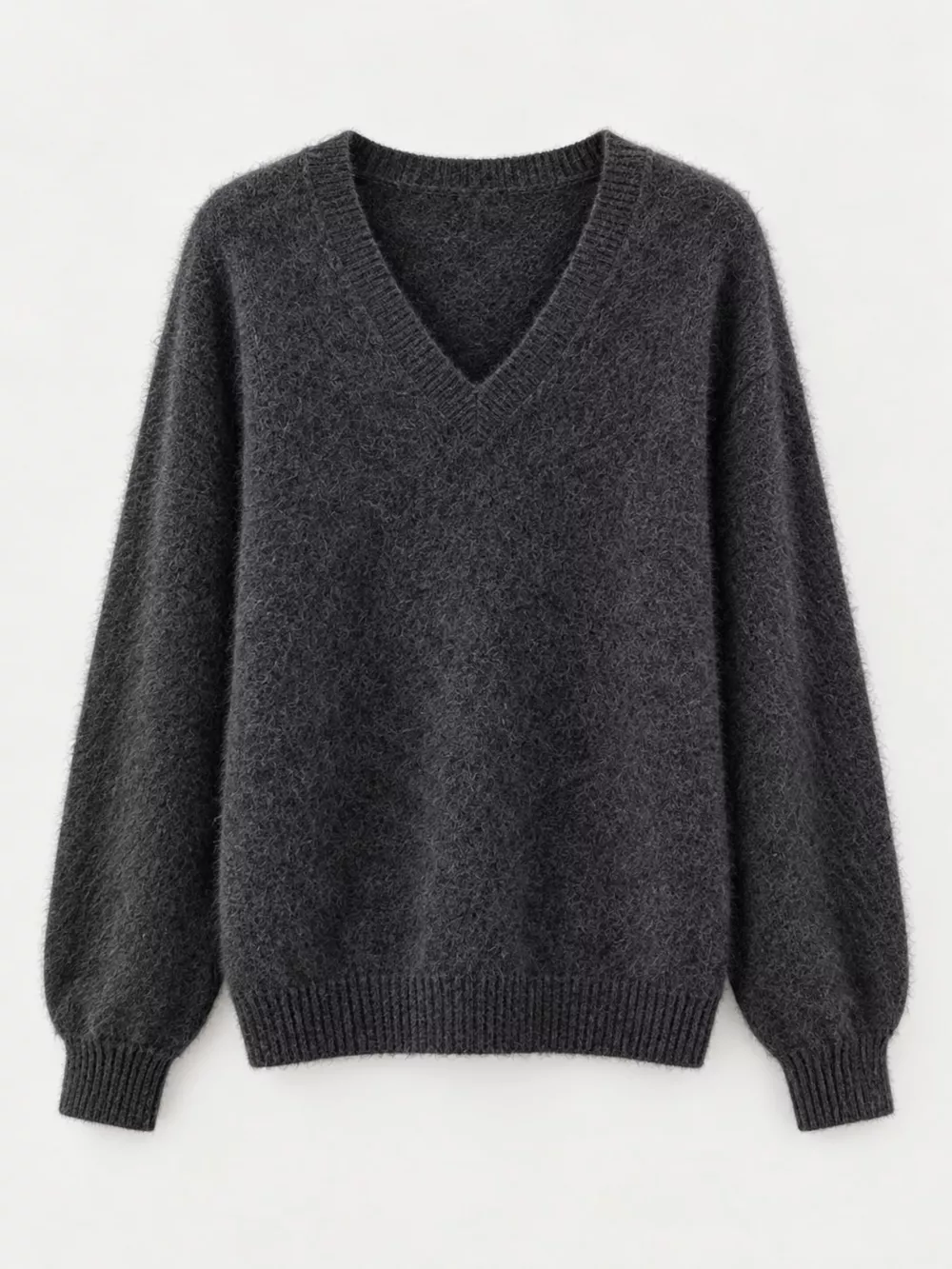 V-Neck Dropped Shoulder Sweater, image 24