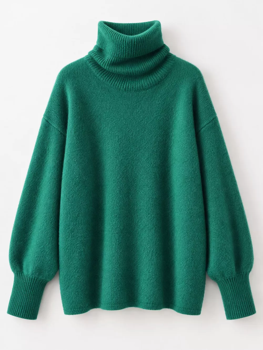 Turtleneck Dropped Shoulder Sweater, image 48