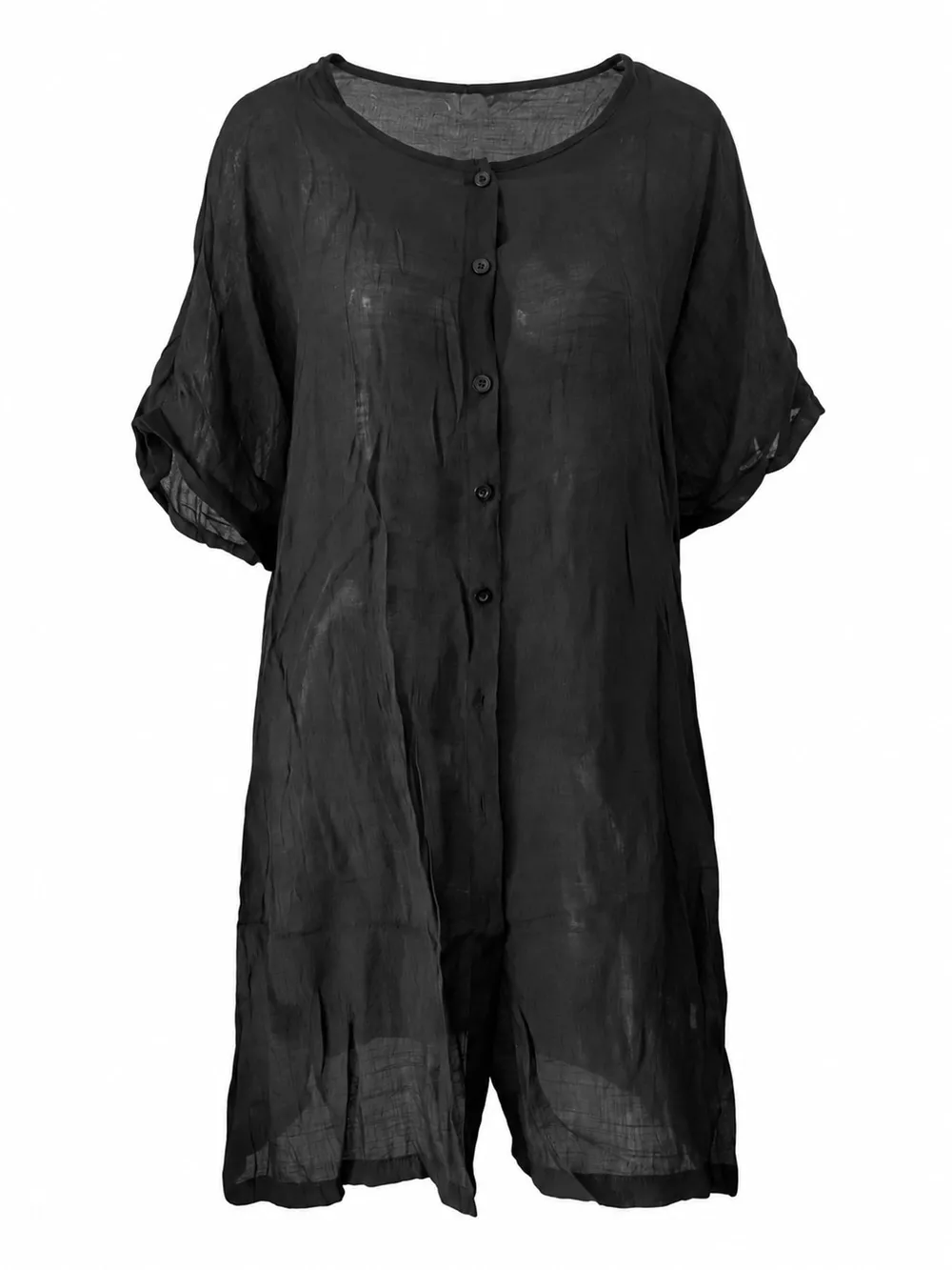 Full Size Casual Loose Fit Beach Short Sleeve Shirt Plus Size, image 24
