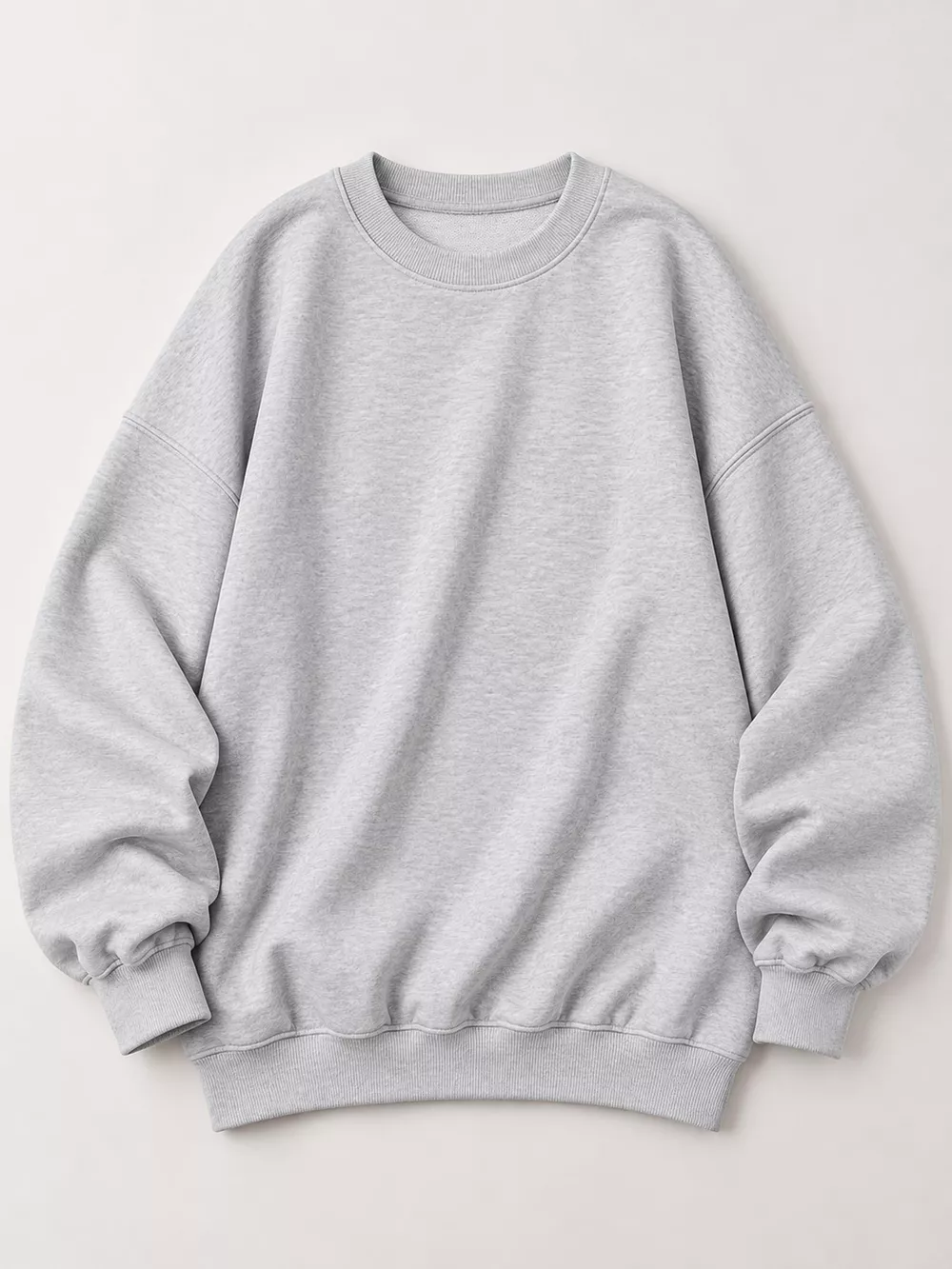 Full Size Crew Neck Dropped Shoulder Sweatshirt Plus Size, image 8