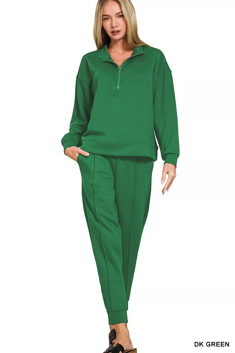 Scuba Half Zip Pullover and Jogger Set