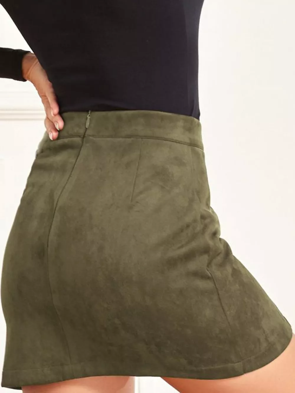 High-Waisted Slit Skirt, image 13